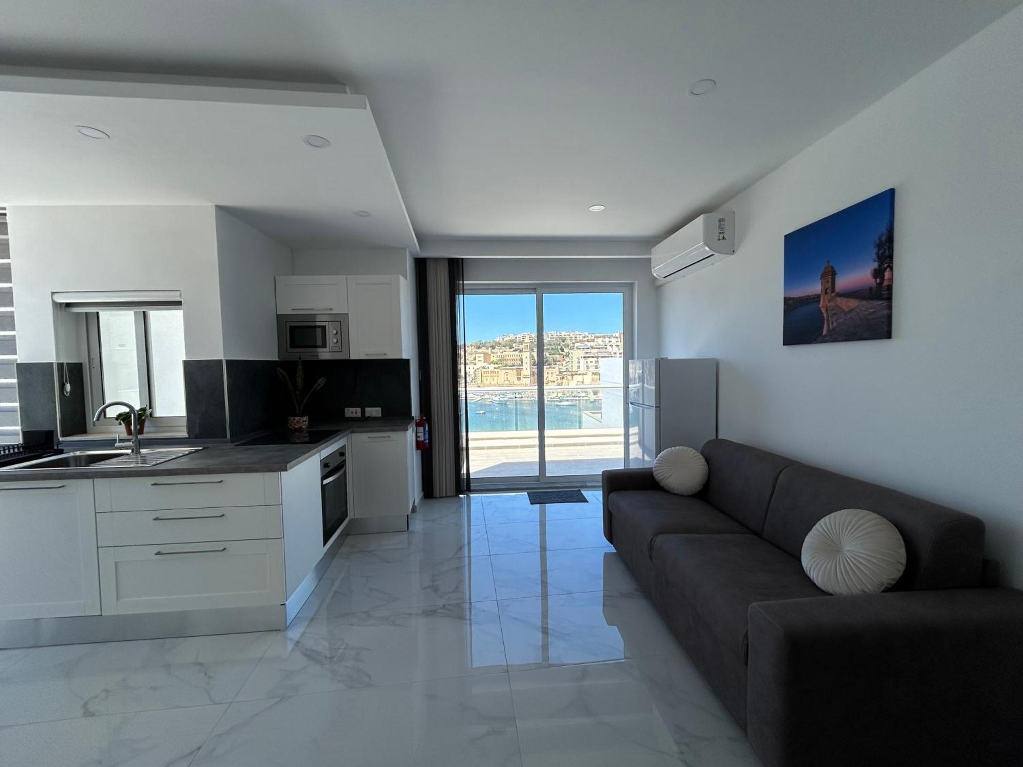 Seaview Setters Penthouse Marsaskala Apartment Luaran gambar